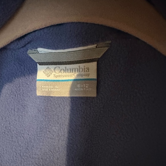 Columbia Teal Baby Windbreaker with Nature Patterns - Picture 6 of 6